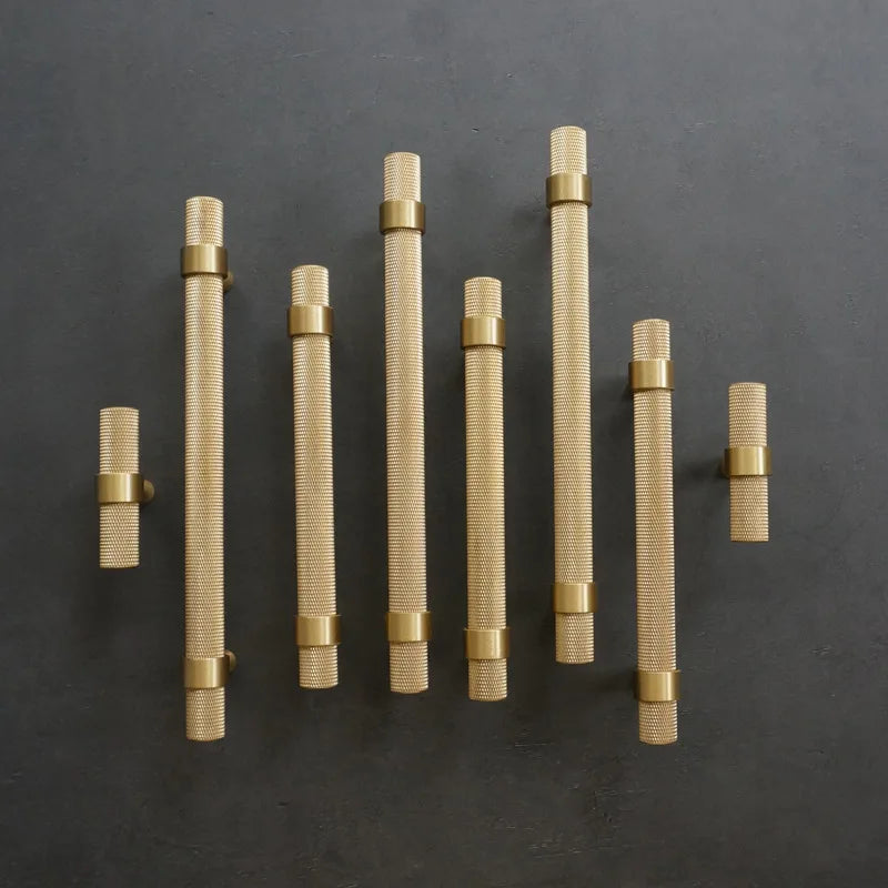 Long Knurled Handle Cabinet