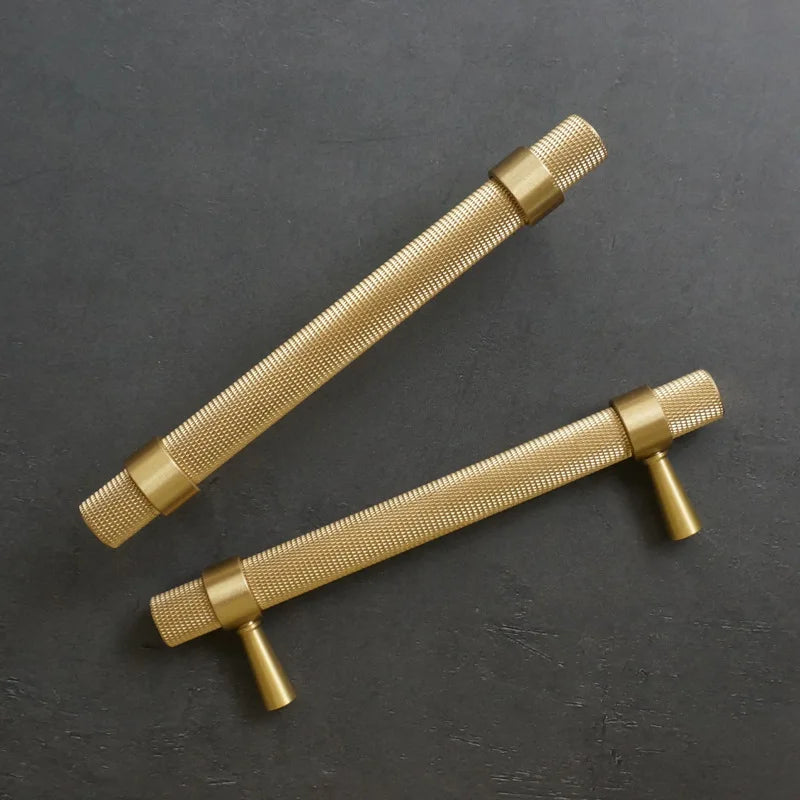 Long Knurled Handle Cabinet
