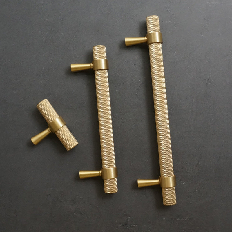 Long Knurled Handle Cabinet