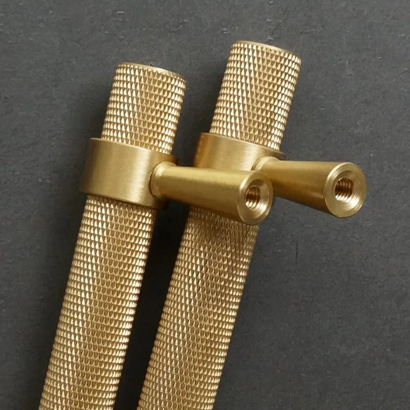 Long Knurled Handle Cabinet