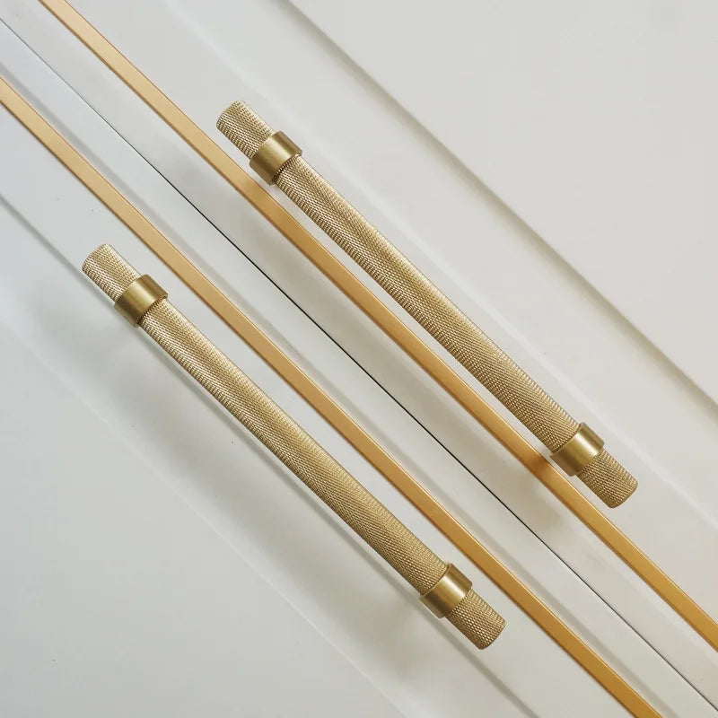 Long Knurled Handle Cabinet