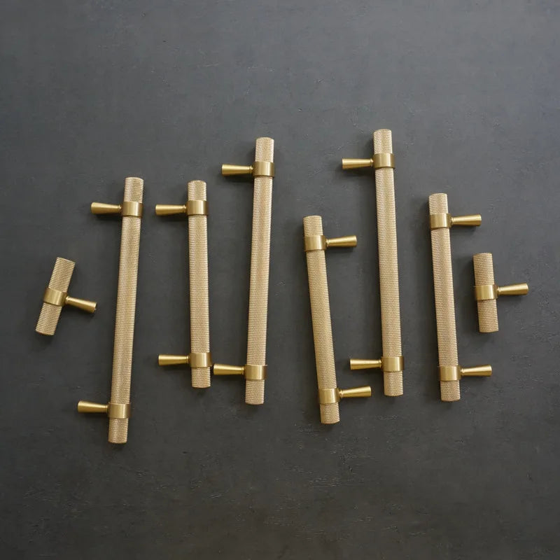 Long Knurled Handle Cabinet