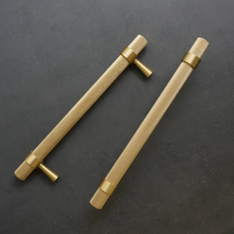 Long Knurled Handle Cabinet