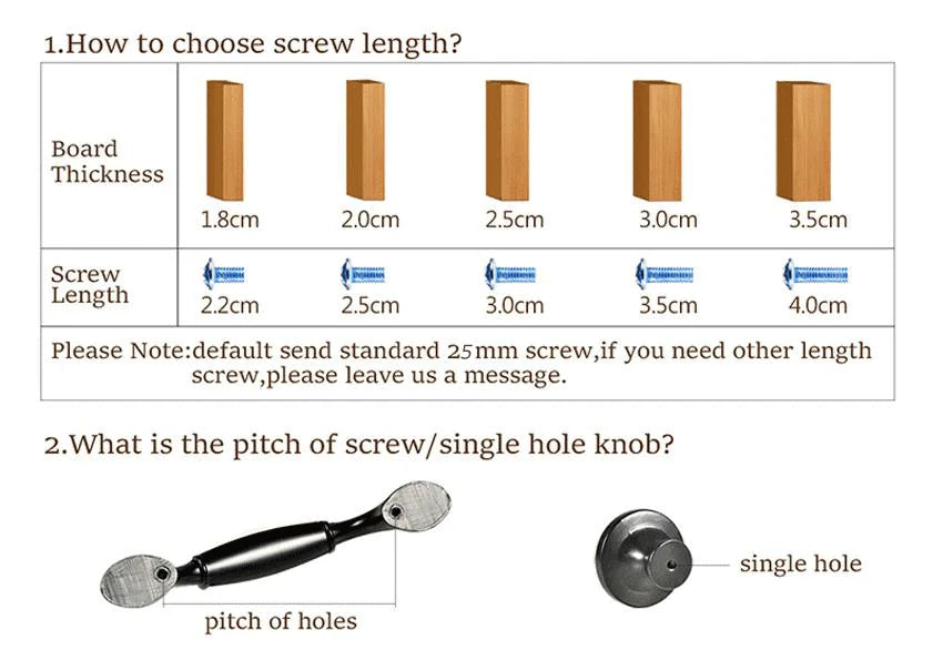 Modern Solid Brass Cabinet Handles
