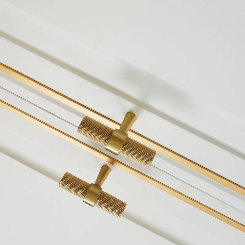Long Knurled Handle Cabinet