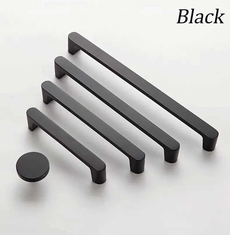 Modern Solid Brass Cabinet Handles