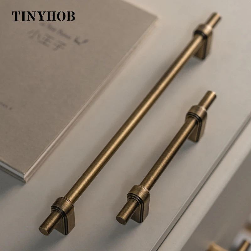 Antique Bronze Solid Brass Cabinet Handle