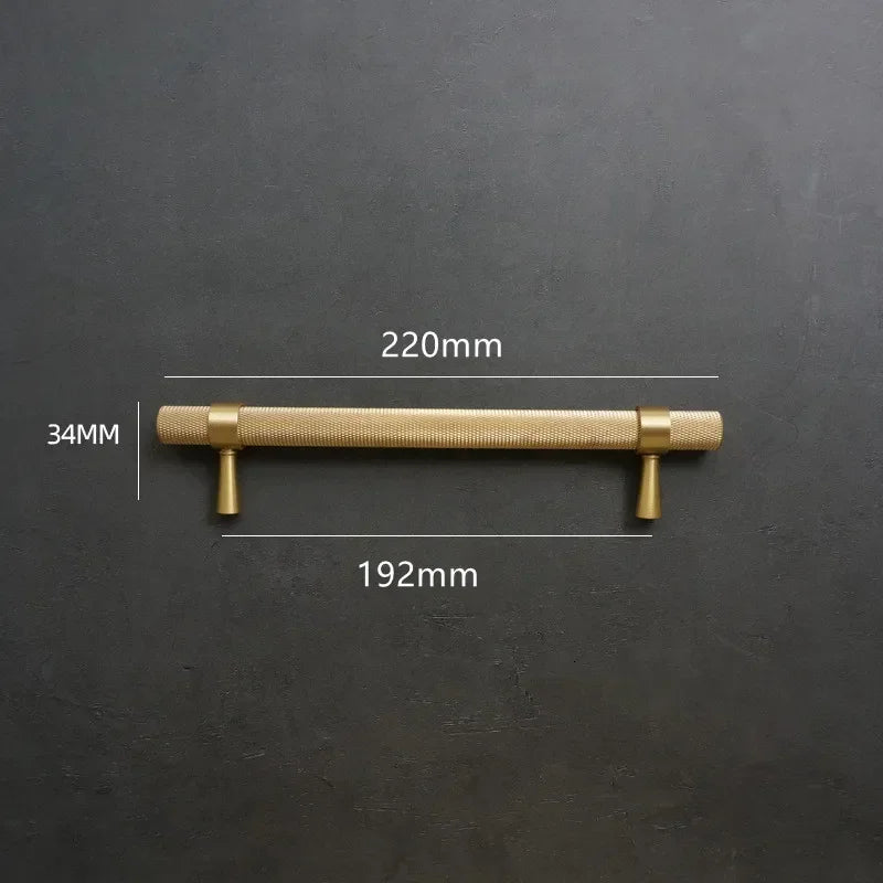 Long Knurled Handle Cabinet