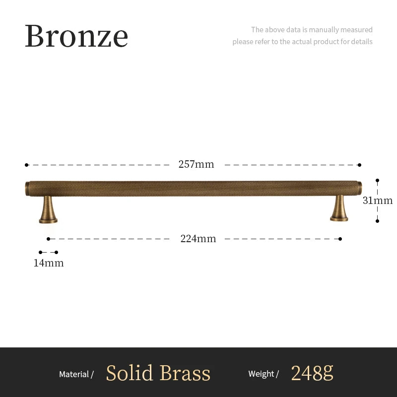 Solid Antique Brass