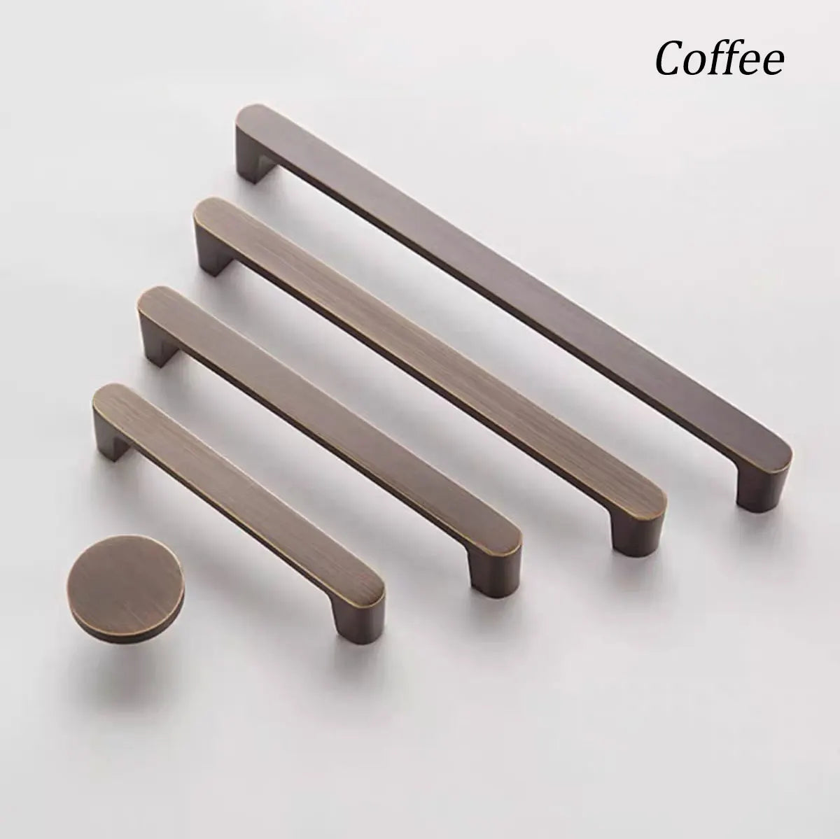 Modern Solid Brass Cabinet Handles