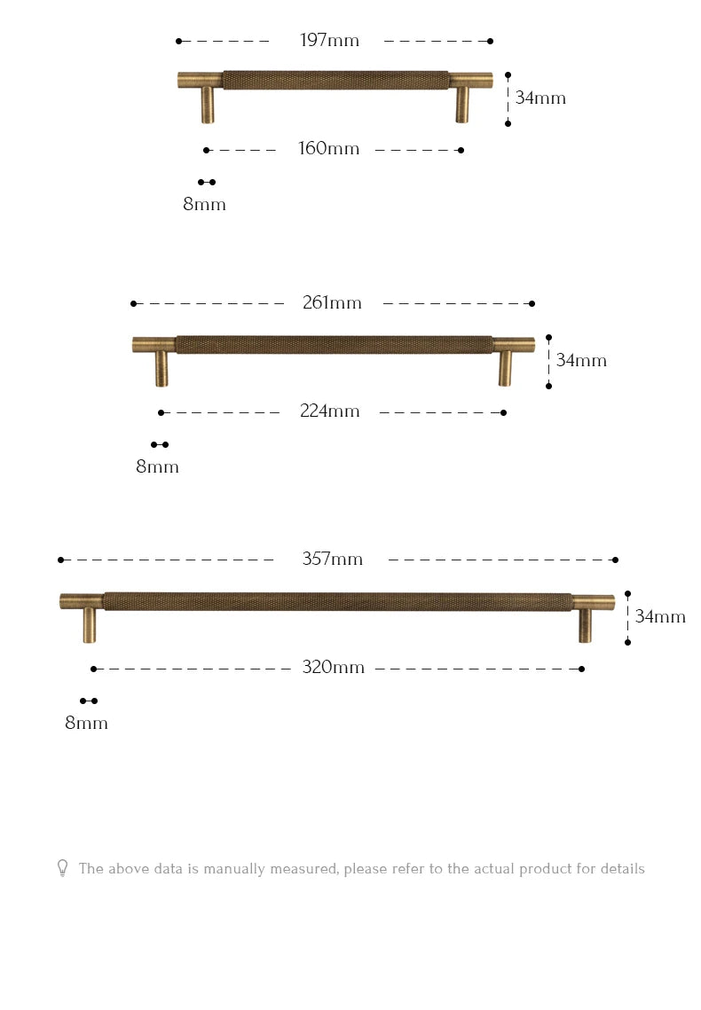 Brass Diamond-cut Cross Knurl