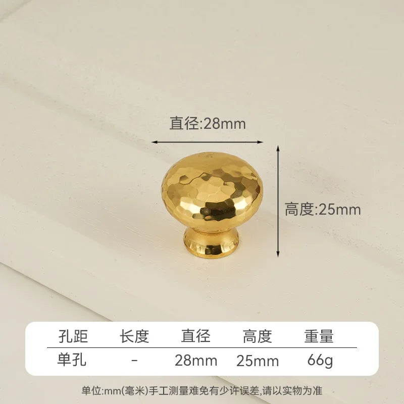 Solid Brass Hand Hammer Handles