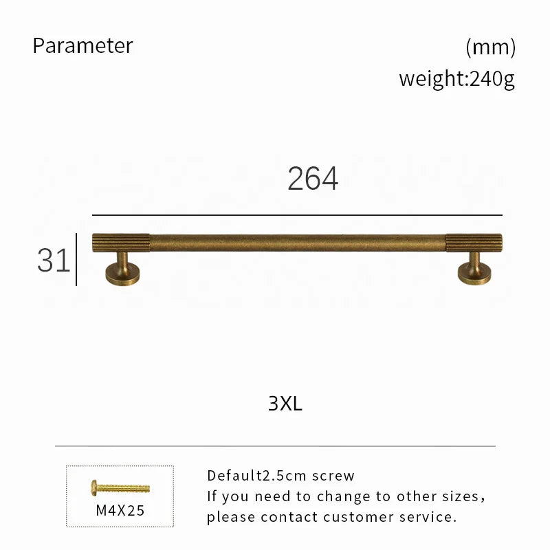 Brass Vintage Style Handles