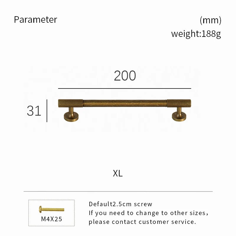Brass Vintage Style Handles