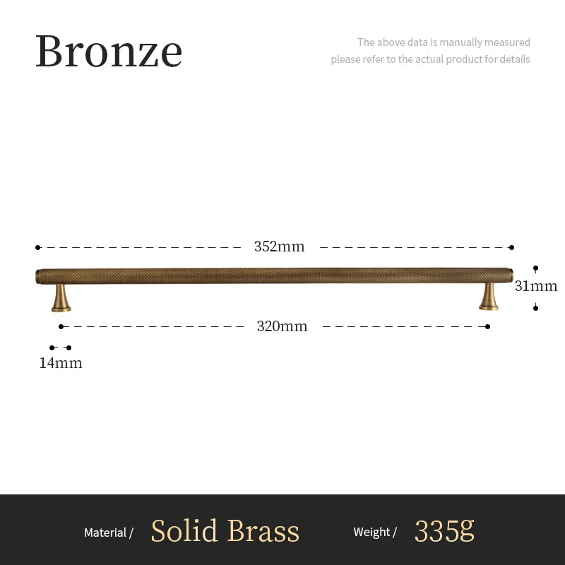 Solid Antique Brass