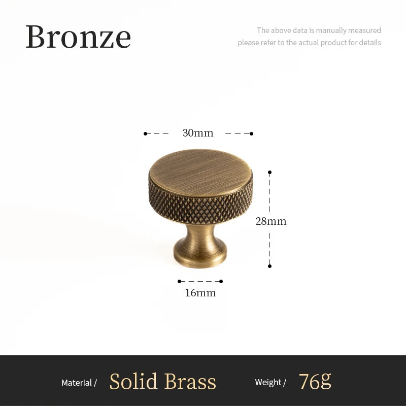Solid Antique Brass